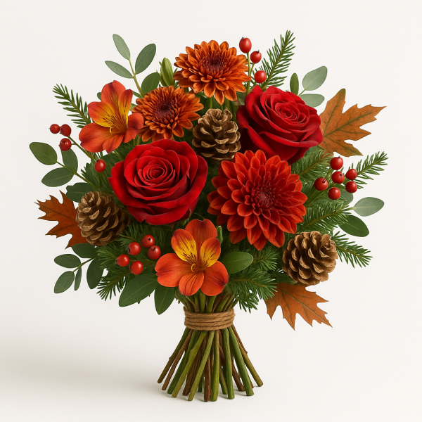 Autumn Christmas Bouquet - Image 3