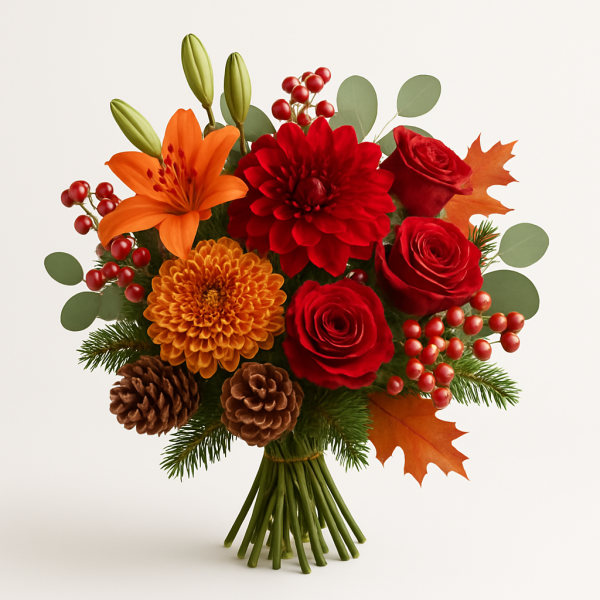 Autumn Christmas Bouquet - Image 4