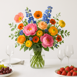 Modern Garden Party Arrangement