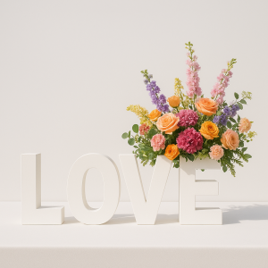 Outdoor Event Love Display